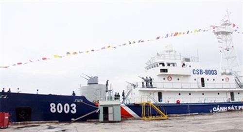 Việt Nam 'hồi sinh' hỏa lực tàu Cảnh sát biển 8003 bằng pháo 2M-3