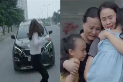 'Hoa hồng trên ngực trái': Xót xa cảnh Khuê ôm con rời nhà Thái còn suýt bị ô tô đâm sau ly hôn