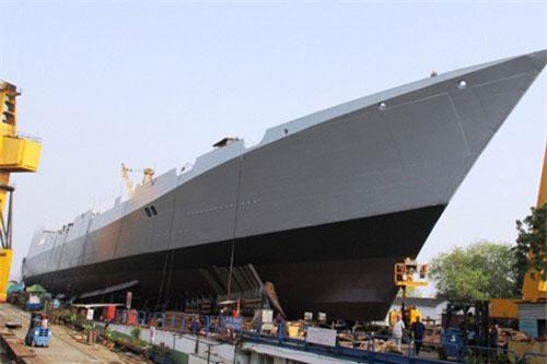 Ấn Độ hạ thủy chiến hạm tàng hình cực mạnh 'vượt xa mọi đối thủ'