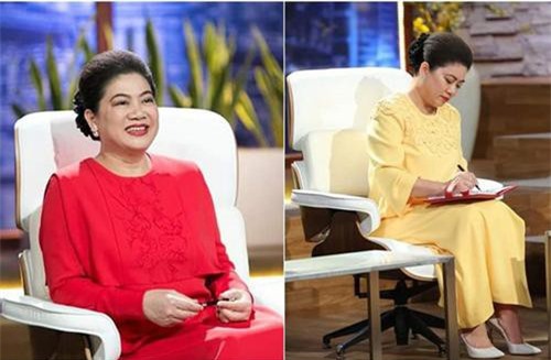 Fan hâm mộ để ý trang phục của Shark Liên khi ngồi ghế nóng Thương vụ bạc tỷ, điểm chung thú vị nằm ở màu sắc váy