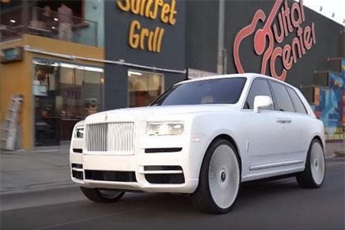 Ngắm SUV siêu sang Rolls-Royce Cullinan phiên bản 'bạch mã'