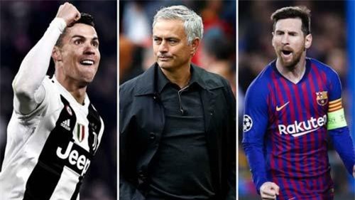 HLV Mourinho: 'CR7 và Messi chỉ đứng thứ 2 lịch sử mà thôi'