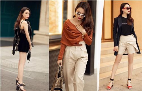 Ngắm thời trang xuống phố cực chất của Trà Ngọc Hằng