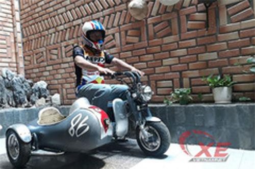 Độc đáo chiếc xe độ 3 bánh mini nhỏ nhất Việt Nam của thợ Bình Thuận