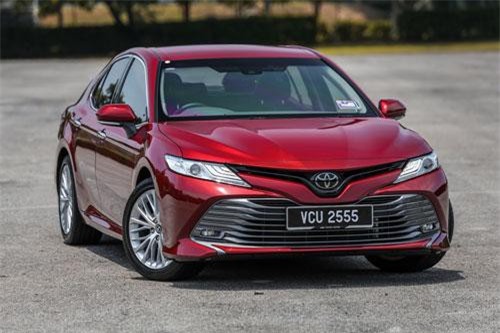 Toyota Camry 2019 'đè bẹp' Mazda 6, Kia Optima trong tháng 9/2019