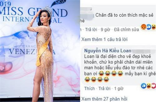 Bị chê đùi to mà còn mặc váy xẻ cao tại Miss Grand International, Á hậu Kiều Loan thẳng thắn đáp trả mà khiến ai cũng phải gật gù