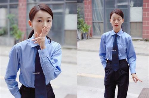 Đóng hoa khôi cảnh sát nhưng Ngô Cẩn Ngôn khiến ai cũng phì cười vì quá gầy gò, mặc đồ rộng thùng thình