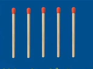 Làm sao để tạo ra 5 hình tam giác chỉ với 5 que diêm?