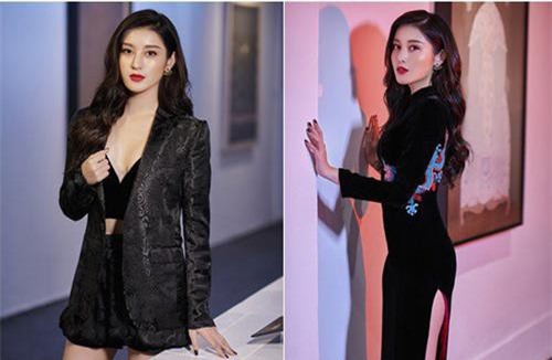 Huyền My khoe eo thon với crop top, lấp ló chân dài với váy xẻ cao đón ngày gió lạnh