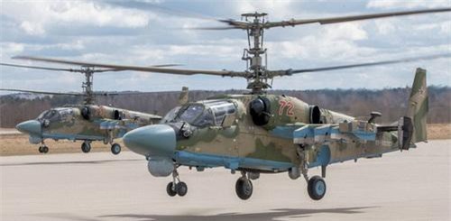 Không quân Nga nhận thêm số lượng lớn trực thăng tấn công Ka-52 cực mạnh