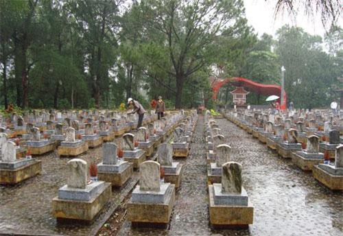 Nghĩa trang liệt sĩ quy mô lớn nhất Việt Nam đặt tại đâu?