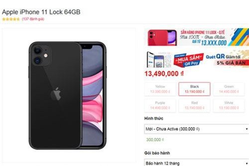 iPhone 11 khóa mạng Mỹ gây sốt ở Việt Nam, giá hơn 13 triệu đồng - Ảnh 1. iPhone 11 khóa mạng Mỹ gây sốt ở Việt Nam, giá hơn 13 triệu đồng - Ảnh 1.