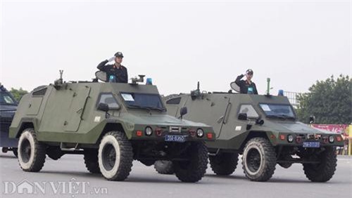 Dàn vũ khí hiện đại, hỏa lực mạnh của Công an Hà Nội