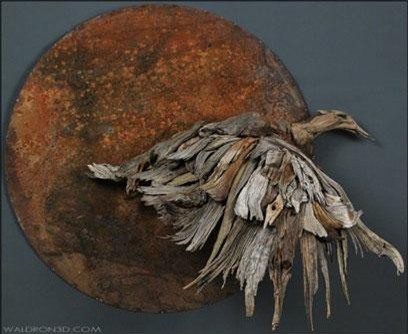 Ngắm vẻ đẹp đến kinh ngạc của những tác phẩm nghệ thuật từ gỗ vụn