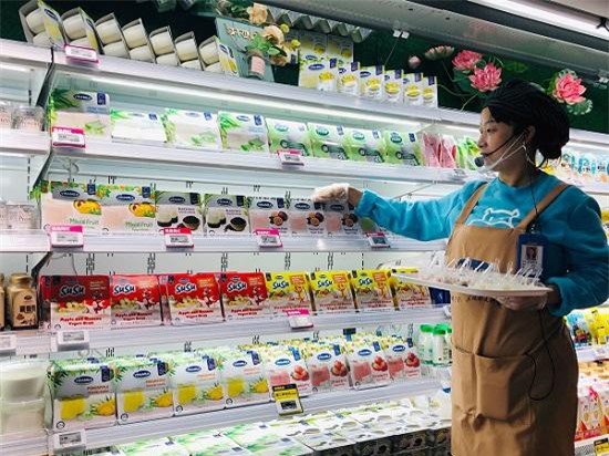 Sữa chua Vinamilk có mặt tại siêu thị thông minh Hema của Alibaba tại Trung Quốc