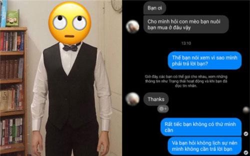 Cô gái trong chuyện hỏi 'mua mèo ở đâu' nhưng bị thanh niên vặn vẹo lên tiếng: 'Không biết bạn đó là ai, nổi tiếng cỡ nào'