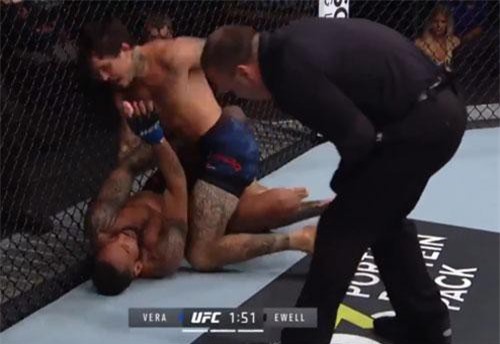 Kinh hãi trước cảnh võ sĩ Ecuador tung tổ hợp đấm và xuống chỏ hạ knock-out đối thủ