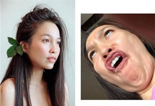 Loạt sao Việt tự đăng ảnh 'dìm hàng', sốc nhất là Hiền Thục