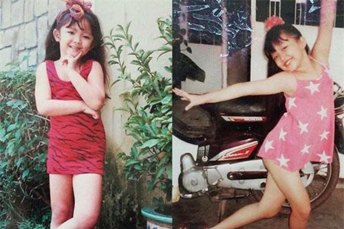 Ảnh điệu đà, xinh đẹp thuở bé của Tóc Tiên