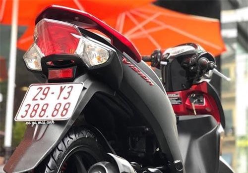 Honda Vision cũ biển số tứ quý 8, giá 69 triệu đồng