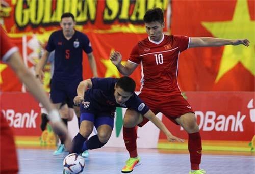 Futsal Việt Nam lỡ cơ hội làm nên lịch sử trước Thái Lan