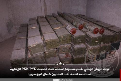 Quân đội Syria chiếm kho đạn siêu khủng của lực lượng dân chủ SDF