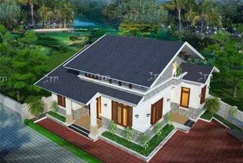 Vẻ đẹp gây sốt của các mẫu nhà cấp 4 giá rẻ kiểu mới có 4 phòng ngủ