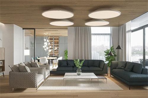 Căn hộ chung cư đẹp mỹ mãn nhờ nội thất gỗ biến tấu