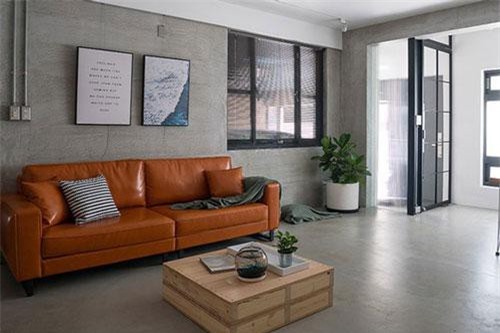 Căn hộ phá cách để nguyên tường xi măng vẫn đẹp và lôi cuốn không ngờ