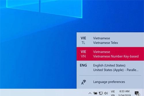 Hướng dẫn cách thêm bộ gõ tiếng Việt trên Windows 10 không cần phần mềm