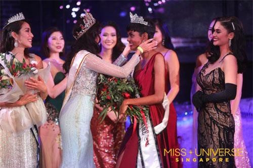 Ngắm nhan sắc gây tranh cãi dữ dội của tân Hoa hậu Hoàn vũ Singapore