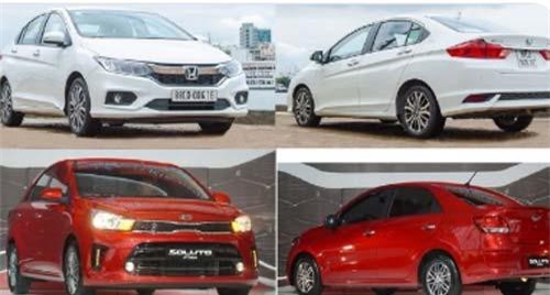 So sánh Honda City 2019 và KIA Soluto 2019
