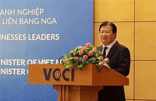 Phó Thủ tướng Việt Nam và Liên bang Nga đối thoại với doanh nghiệp