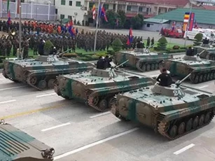 Lữ đoàn tinh nhuệ nhất Campuchia duyệt binh, trang bị toàn 'hàng khủng'