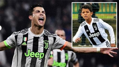 Con trai Ronaldo lập kỷ lục ghi bàn ở đội U9 của Juventus