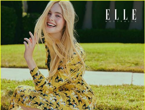 Elle Fanning xinh đẹp, rạng rỡ như đóa hoa trên bìa tạp chí