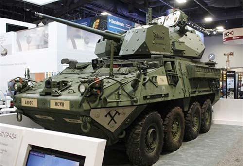Giới thiệu biến thể Stryker trang bị tháp pháo mới