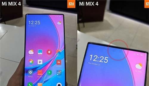 Xiaomi Mi Mix 4 bất ngờ xuất hiện với camera selfie ẩn dưới màn hình