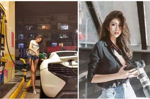 Lái siêu xe đi đổ xăng, hot girl sở hữu vòng một khủng nổi như cồn trên mạng, là mẫu người yêu lý tưởng của mọi game thủ