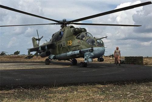 Nga lại điều trực thăng Mi-24 nổi tiếng sang Syria đối phó Thổ Nhĩ Kỳ
