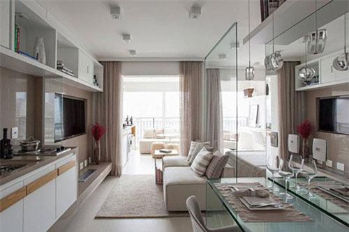 'Tuyệt chiêu' giúp căn hộ 35 m2 sang trọng như rộng gấp đôi