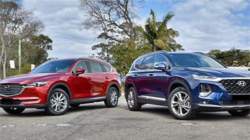 Hyundai Santa Fe 2019, Mazda CX-8 giảm giá mạnh đầu tháng 11