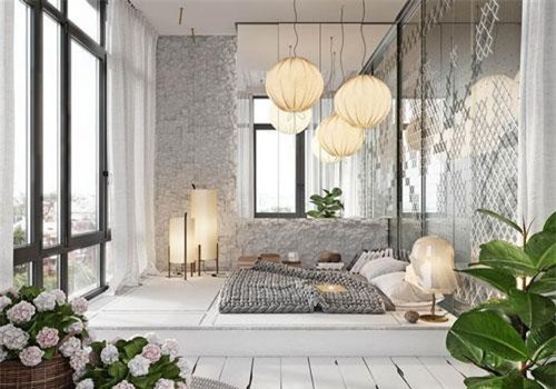 Phòng ngủ đẹp như tranh mà bất cứ cô gái nào cũng mê mẩn