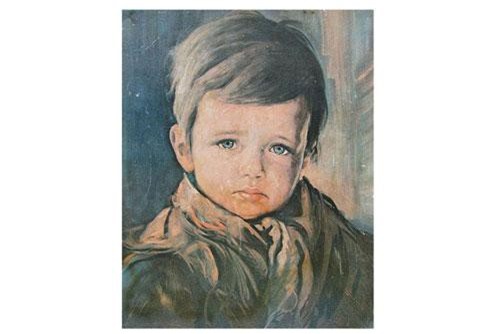 Bí ẩn kinh hoàng bức tranh 'cậu bé khóc', nhà nào treo thì sẽ gặp hỏa hoạn