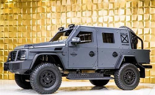 Mercedes-Benz G500 4 × 4² bọc thép độ phong cách nhà binh siêu độc