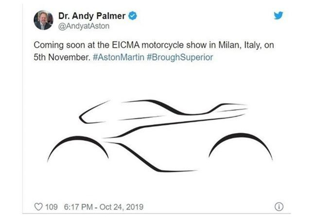 Aston Martin sắp ra mắt môtô phân khối lớn