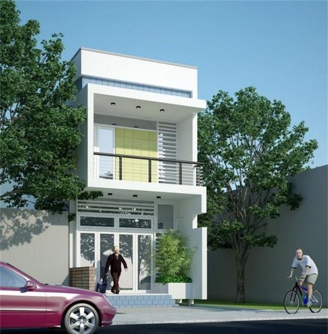 Mẫu nhà phố 2 tầng tuyệt đẹp cho khu đất mặt tiền hẹp - ảnh 3