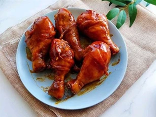 Gà nướng mật ong phiên bản siêu nhàn chỉ bằng nồi áp suất