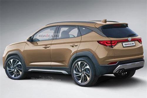 Lộ hình ảnh phác họa của chiếc Hyundai Tucson 2021