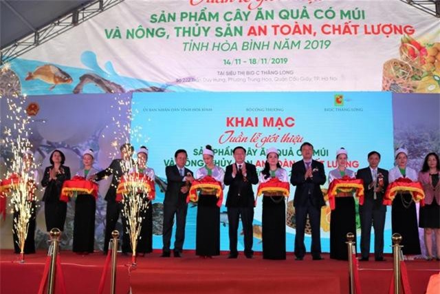 Tuần lễ giới thiệu Sản phẩm cây ăn quả có múi và nông thủy sản an toàn, chất lượng tỉnh Hòa Bình năm 2019